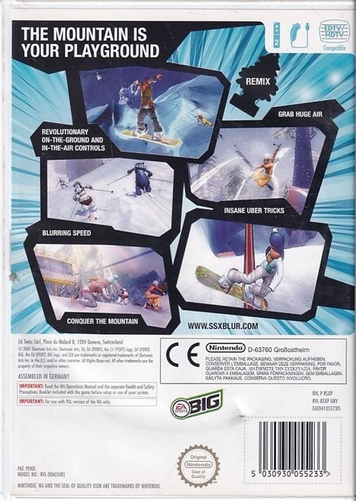 Ssx blur - Wii (B Grade) (Genbrug)